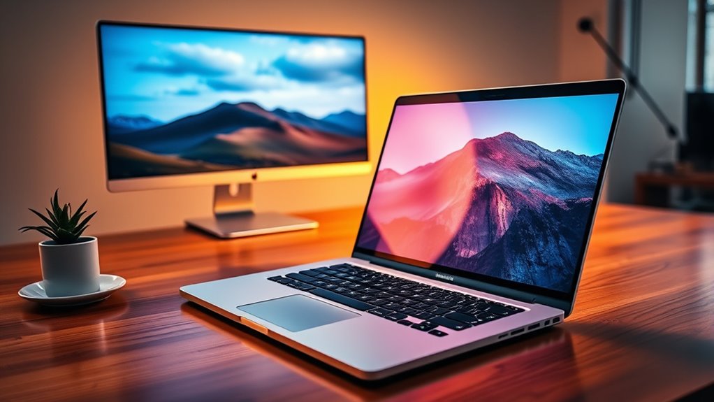 using laptop screen as monitor