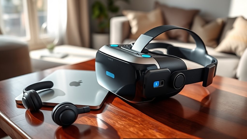 using vr headset ipad