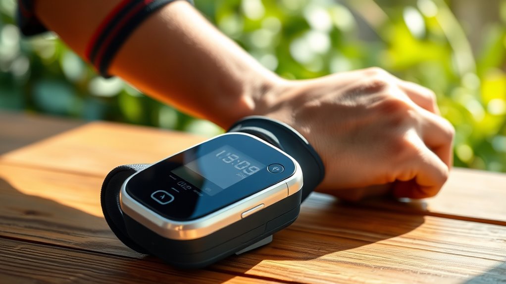 using wrist blood pressure monitor