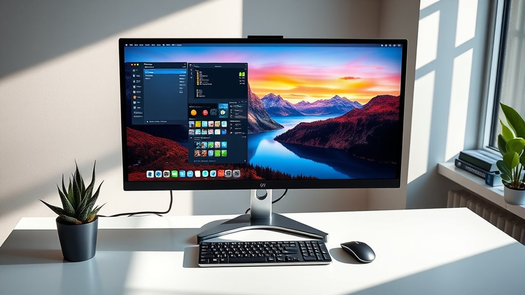 utilize large screen effectively