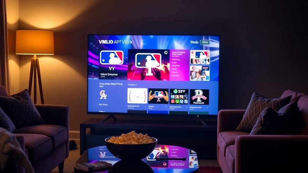 vizio smart tv mlb app