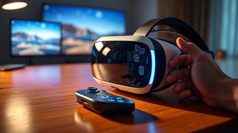 vr headset input output determination