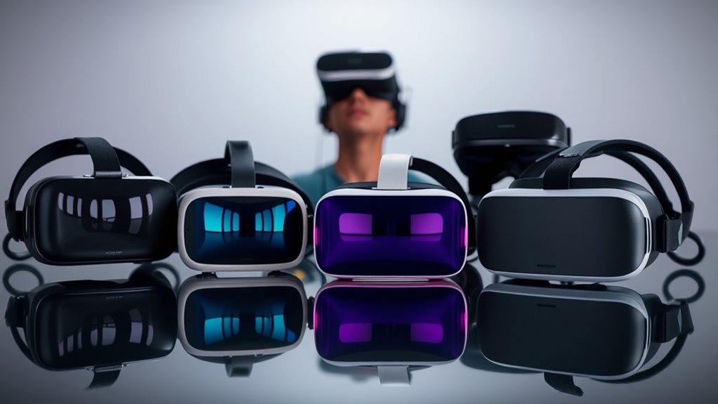 vr headsets vary significantly