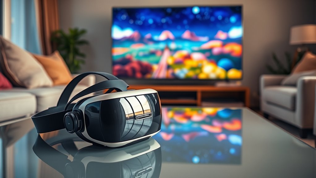 vr immersion on display