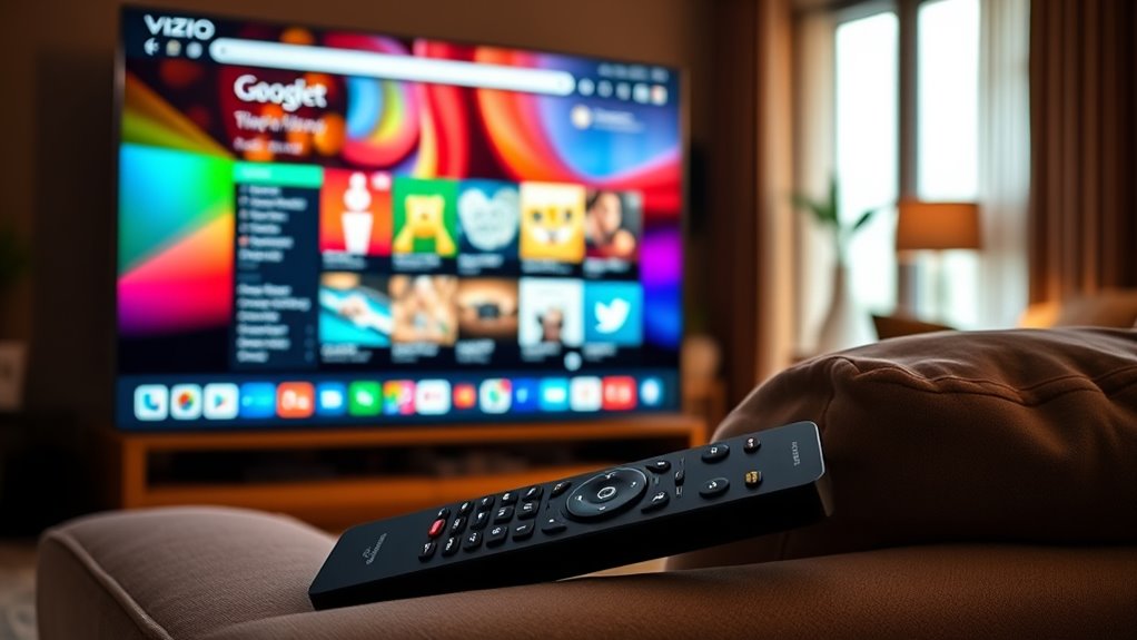 web browsing on vizio