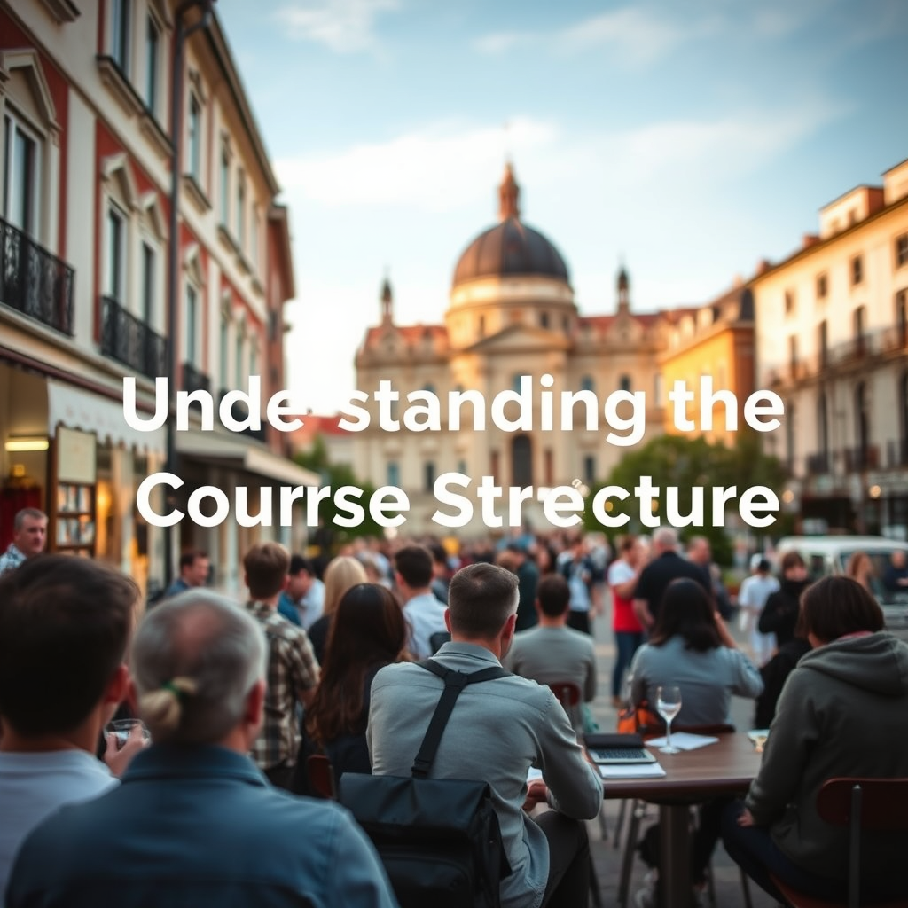 Understanding the Course Structure - a course for monolingual native french speakers