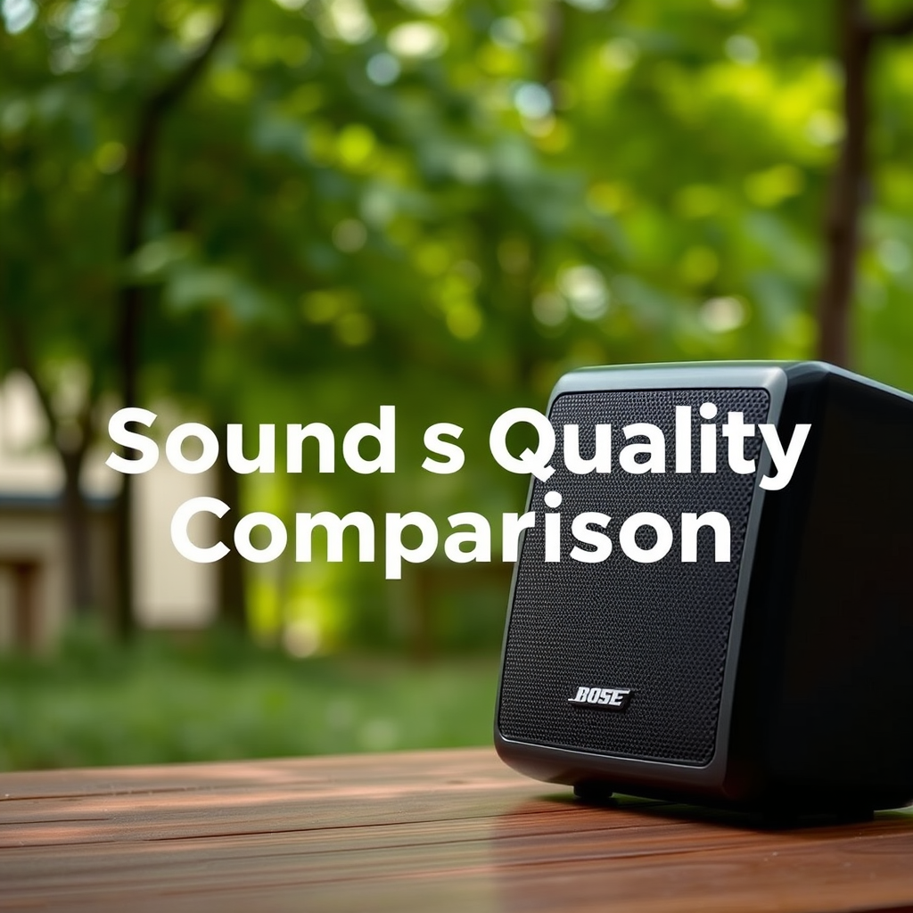 Sound Quality Comparison - bose vs jbl bluetooth speakers