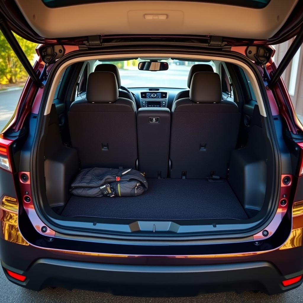 Cargo Space Dimensions of the Nissan Rogue - can a 75 inch tv fit in a nissan rogue