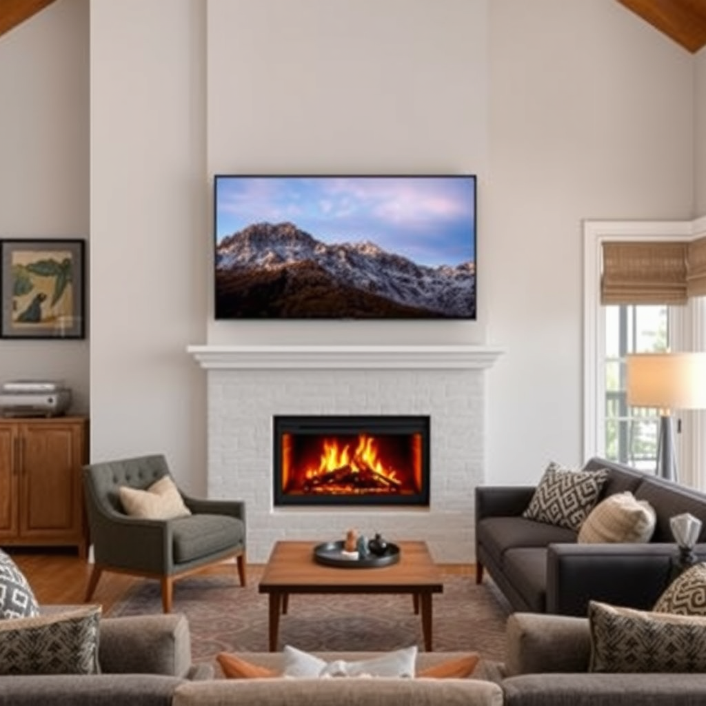 Considerations for Mounting a TV Above a Fireplace - can i mount a tv above a fireplace