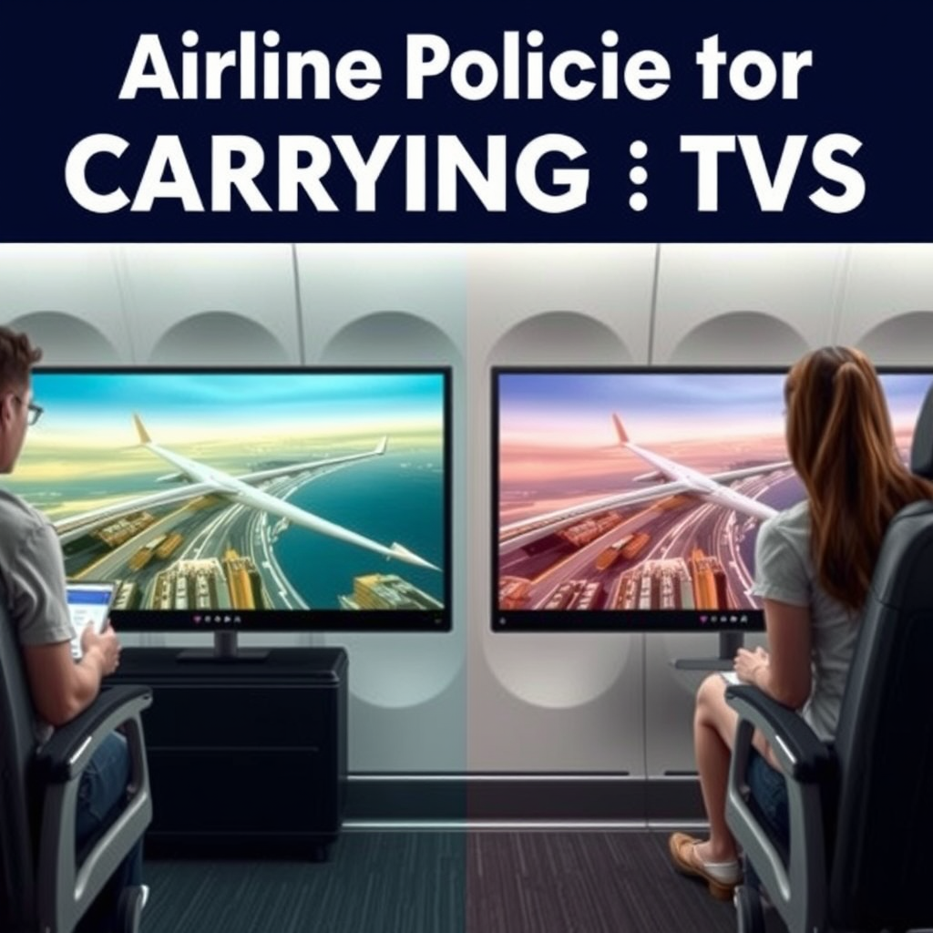 Airline Policies for Carrying TVs - can i take a tv on a plane