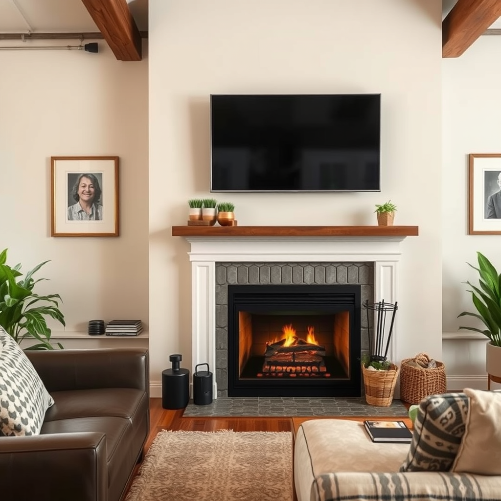 Safety Considerations - can you hang a tv above a wood burning fireplace