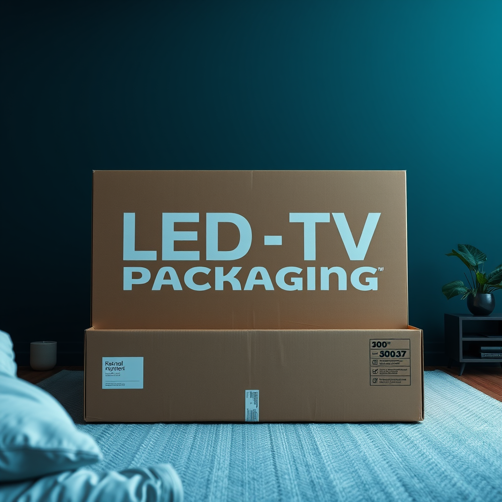 Understanding LED TV Packaging - can you lay a led tv flat in original box