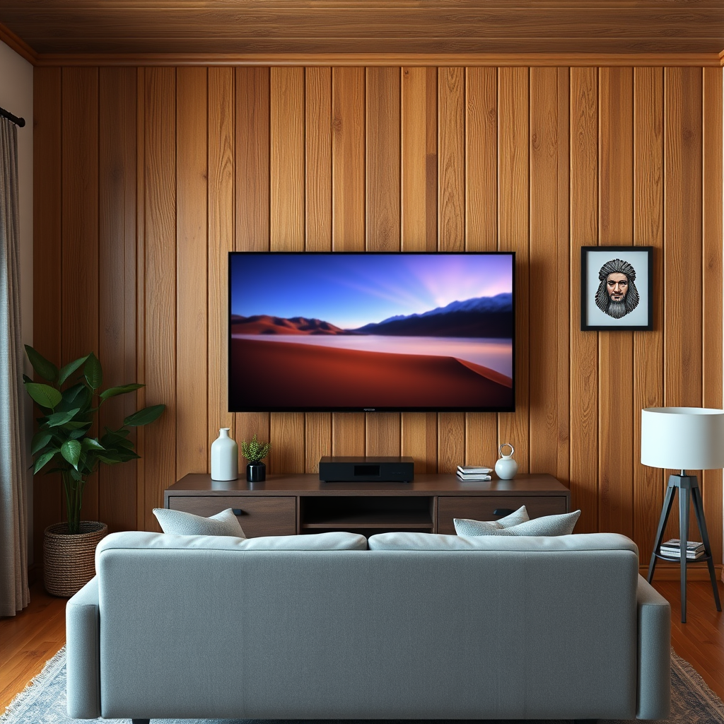 Understanding Wood Paneling - can you mount a tv on wood paneling