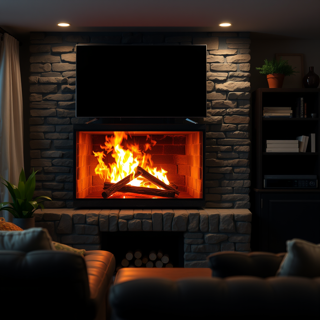 Understanding Heat Risks - can you mount a tv over a wood burning fireplace