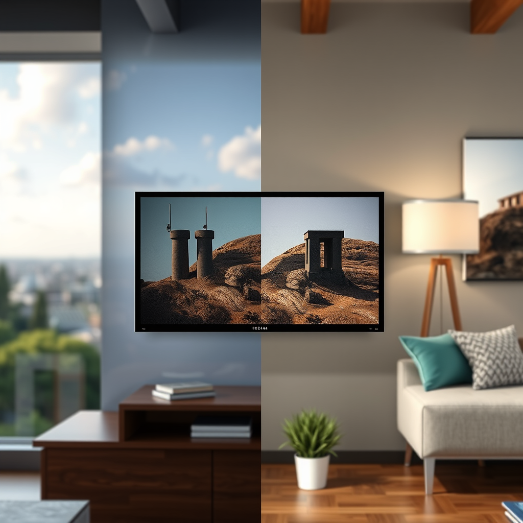 Alternative Mounting Methods - can you mount a tv without drilling into the wall