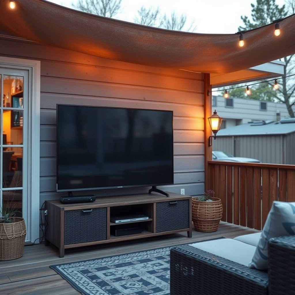 Risks of Using a Regular TV Outdoors - can you put a regular tv outside