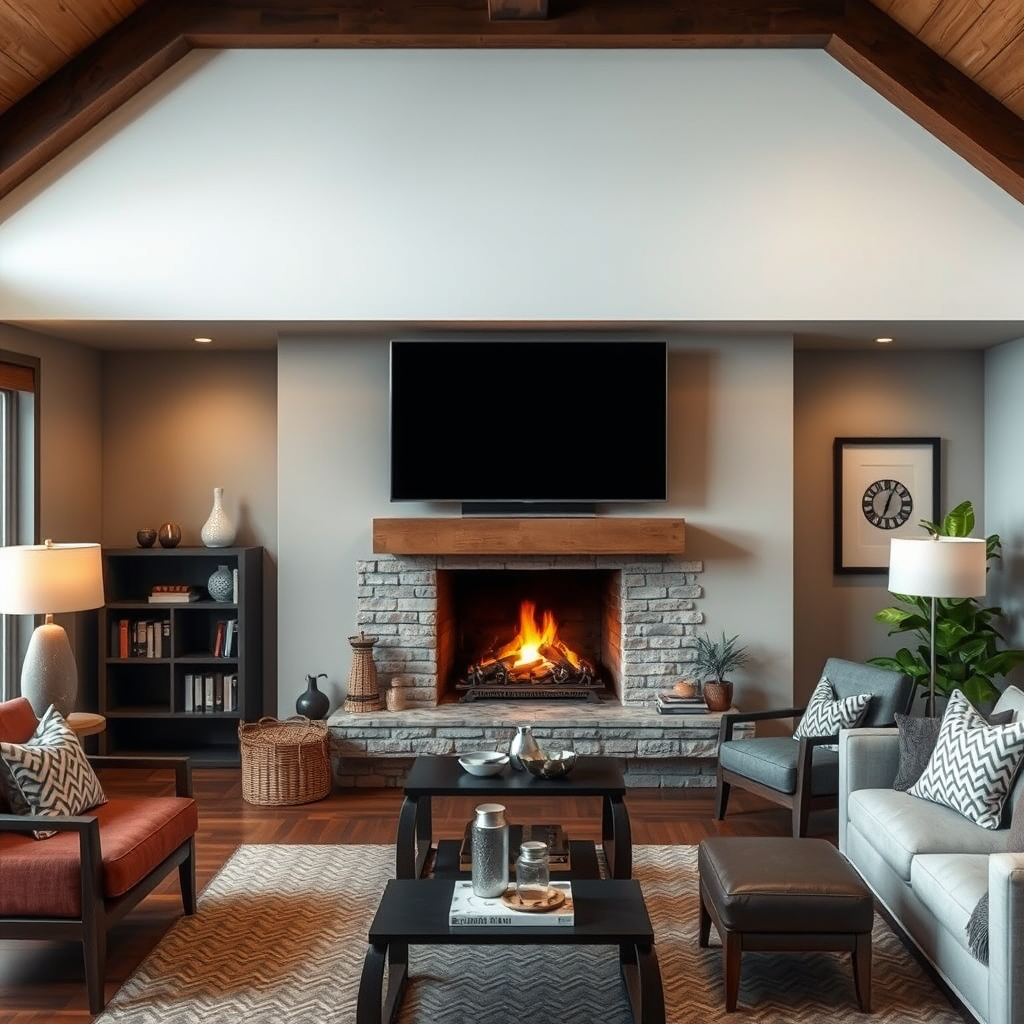 Safety Considerations - can you put a tv above a wood fireplace