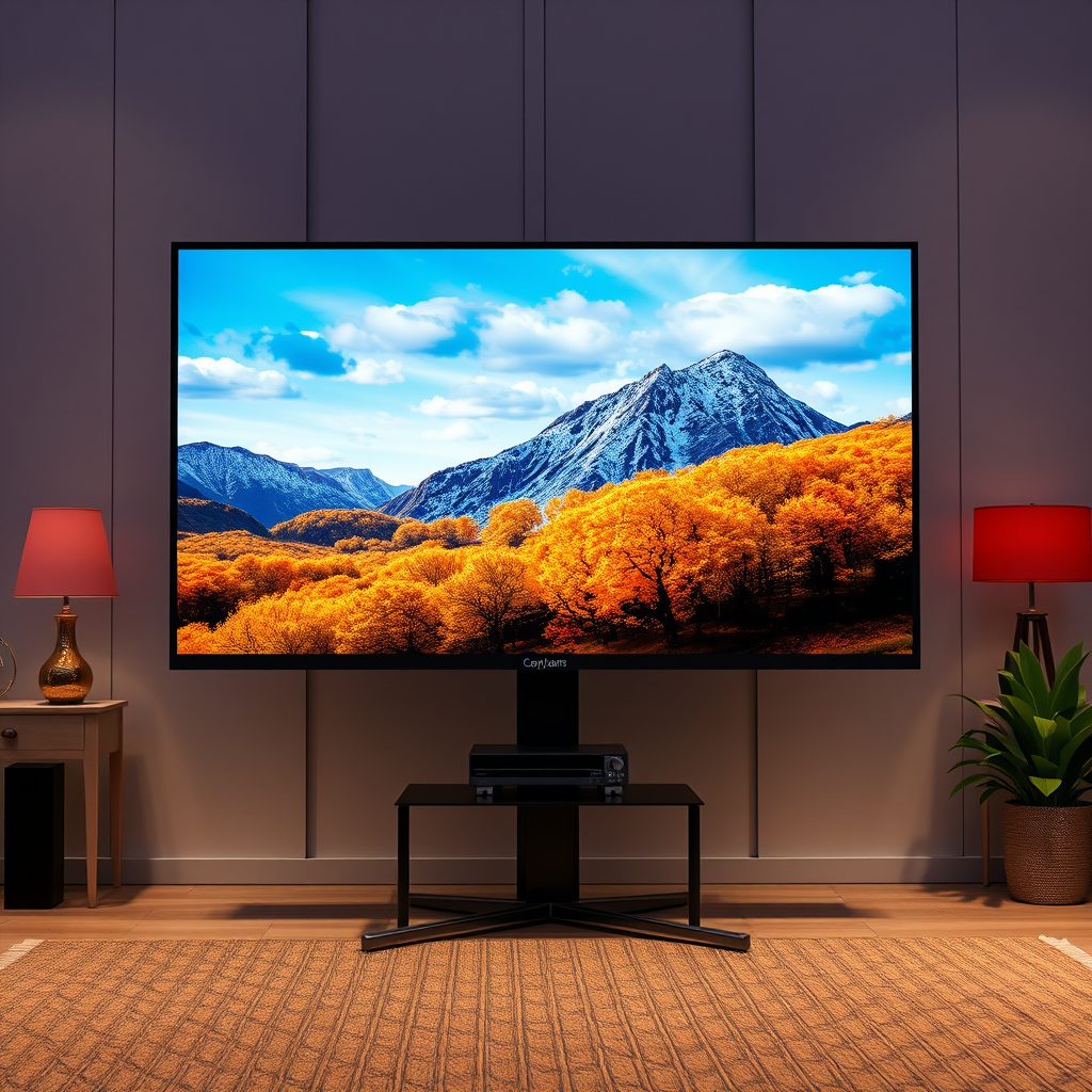 Understanding TV Design and Orientation - can you put a tv on its side