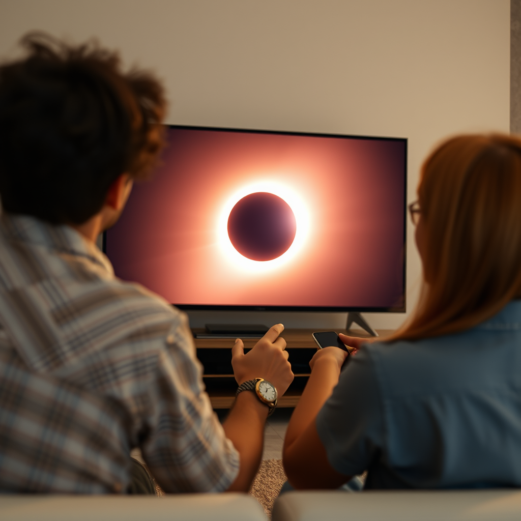Benefits of Watching the Eclipse on TV - can you safely watch the eclipse on tv