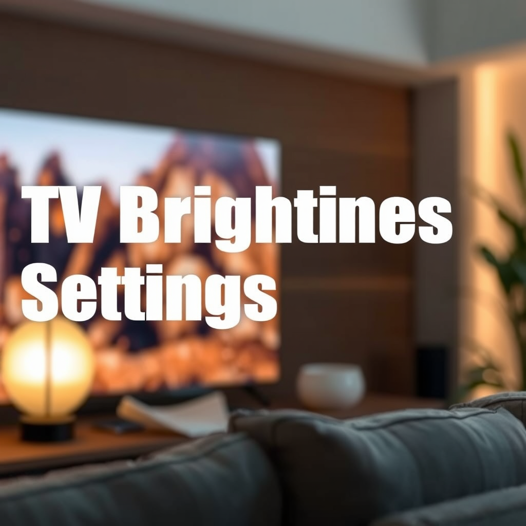 Understanding TV Brightness Settings - can you turn brightness down on tv