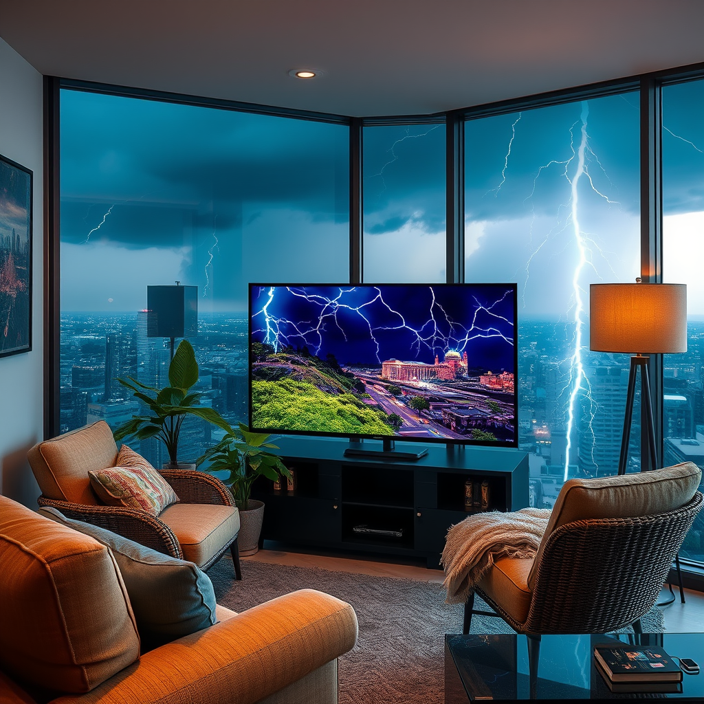 Understanding the Risks of Thunderstorms - can you watch tv during a thunderstorm