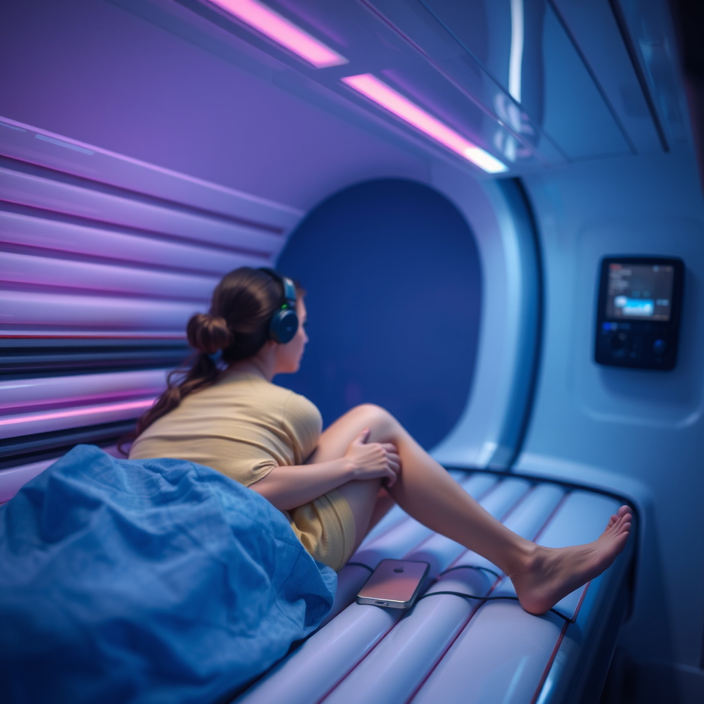 Safety Concerns - can you wear earbuds in a tanning bed