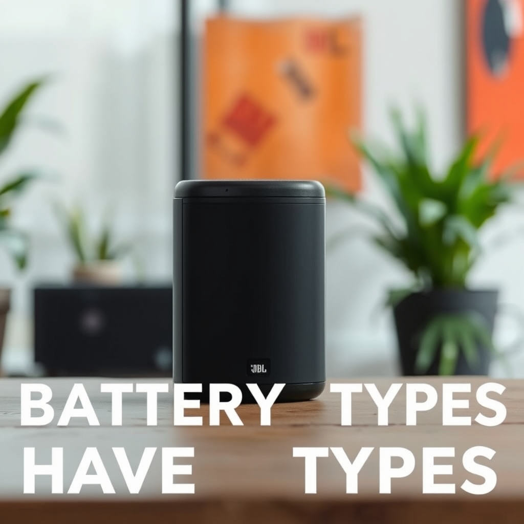 Understanding Battery Types in JBL Speakers - do jbl speakers have lithium batteries