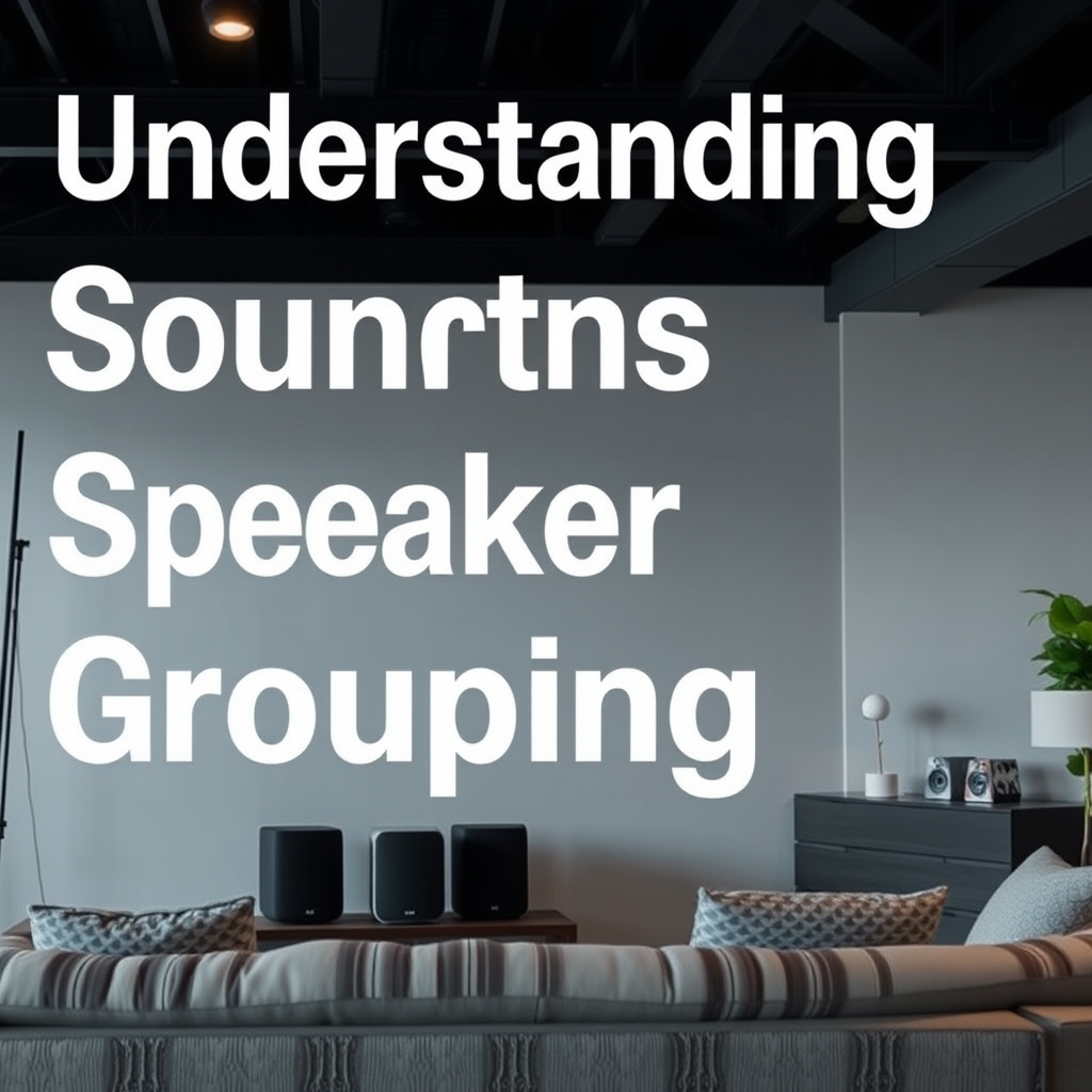 Understanding Sonos Speaker Grouping - how do i group sonos speakers