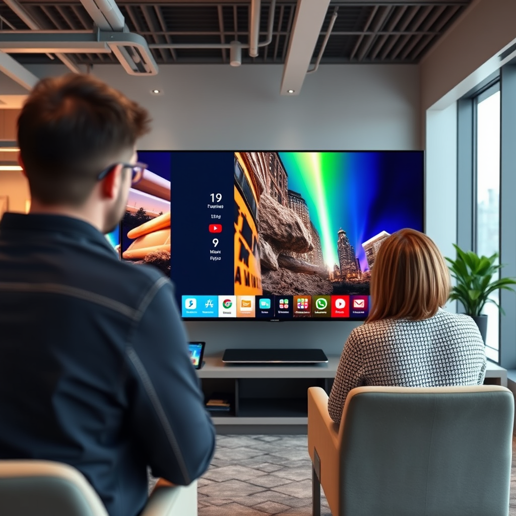 Accessing the Home Screen - how do you download apps on sharp smart tv