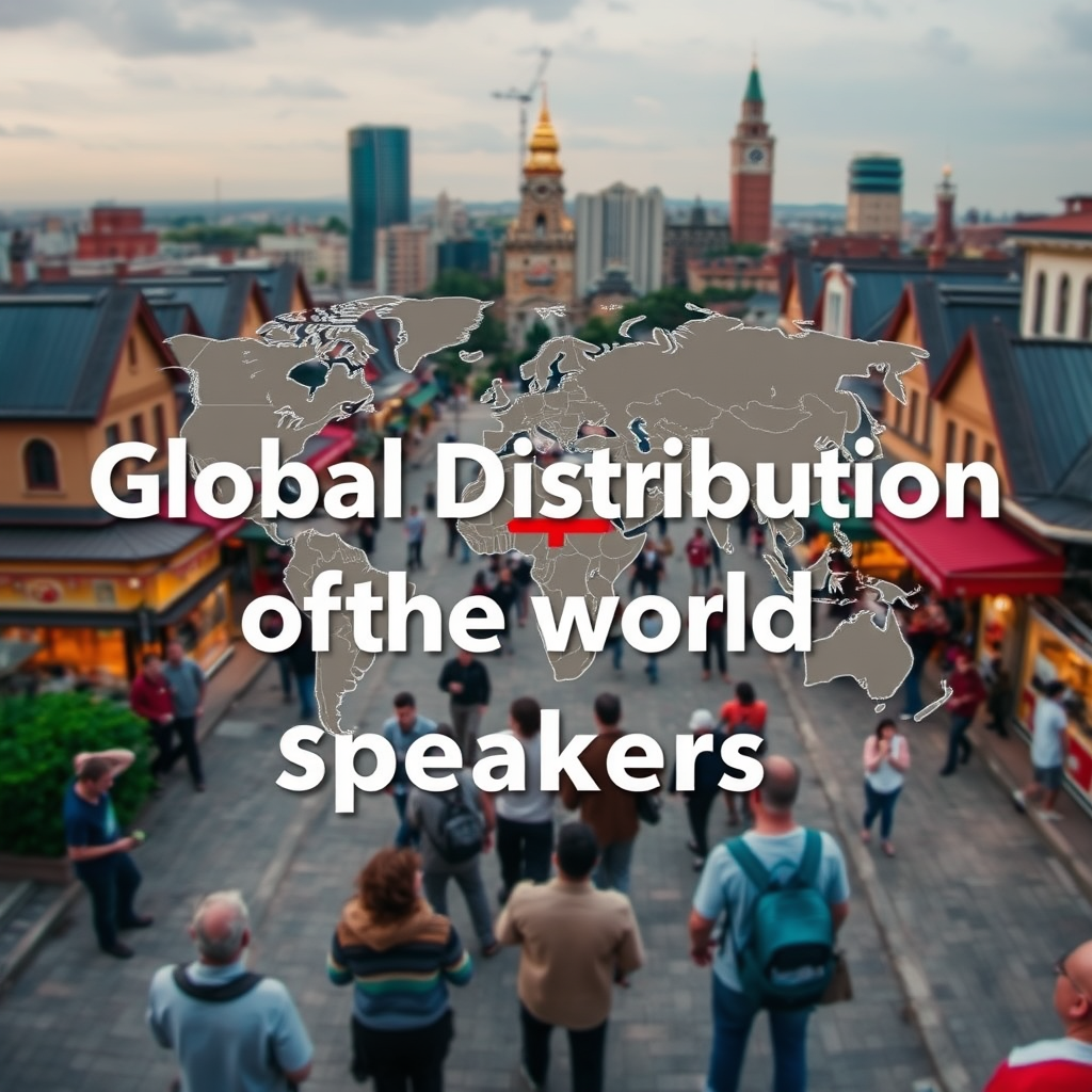 Global Distribution of English Speakers - how many english speakers are in the world