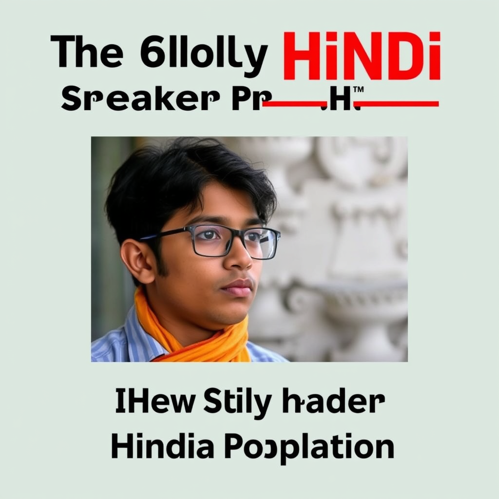 The Global Hindi Speaker Population - how many hindi speakers in the world