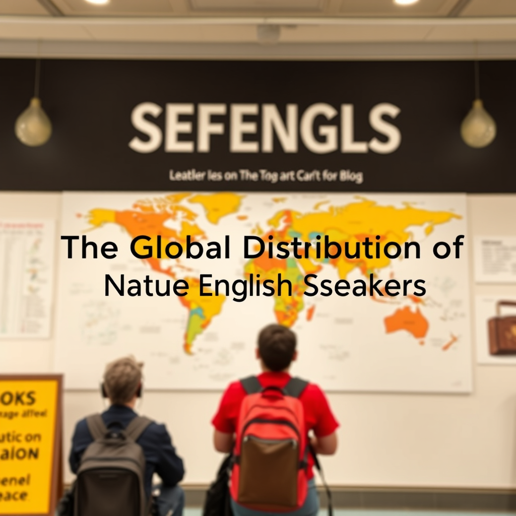 The Global Distribution of Native English Speakers - how many native english speakers