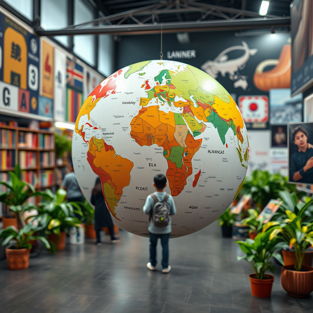 Global Language Distribution - how many speakers in the sphere