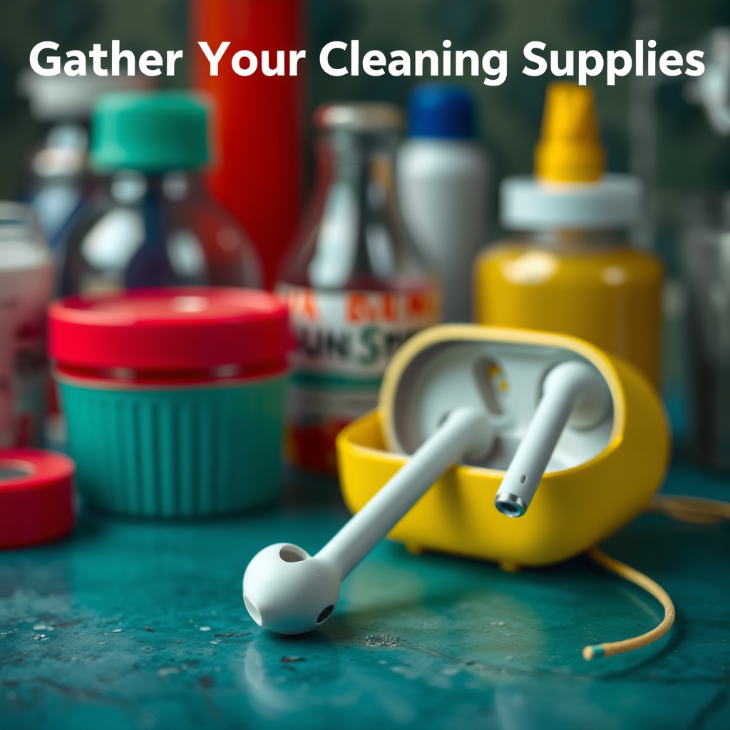 Gather Your Cleaning Supplies - how to clean bose earbuds