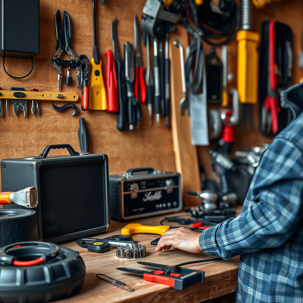 Gather the Necessary Tools and Equipment - how to connect speakers to amp