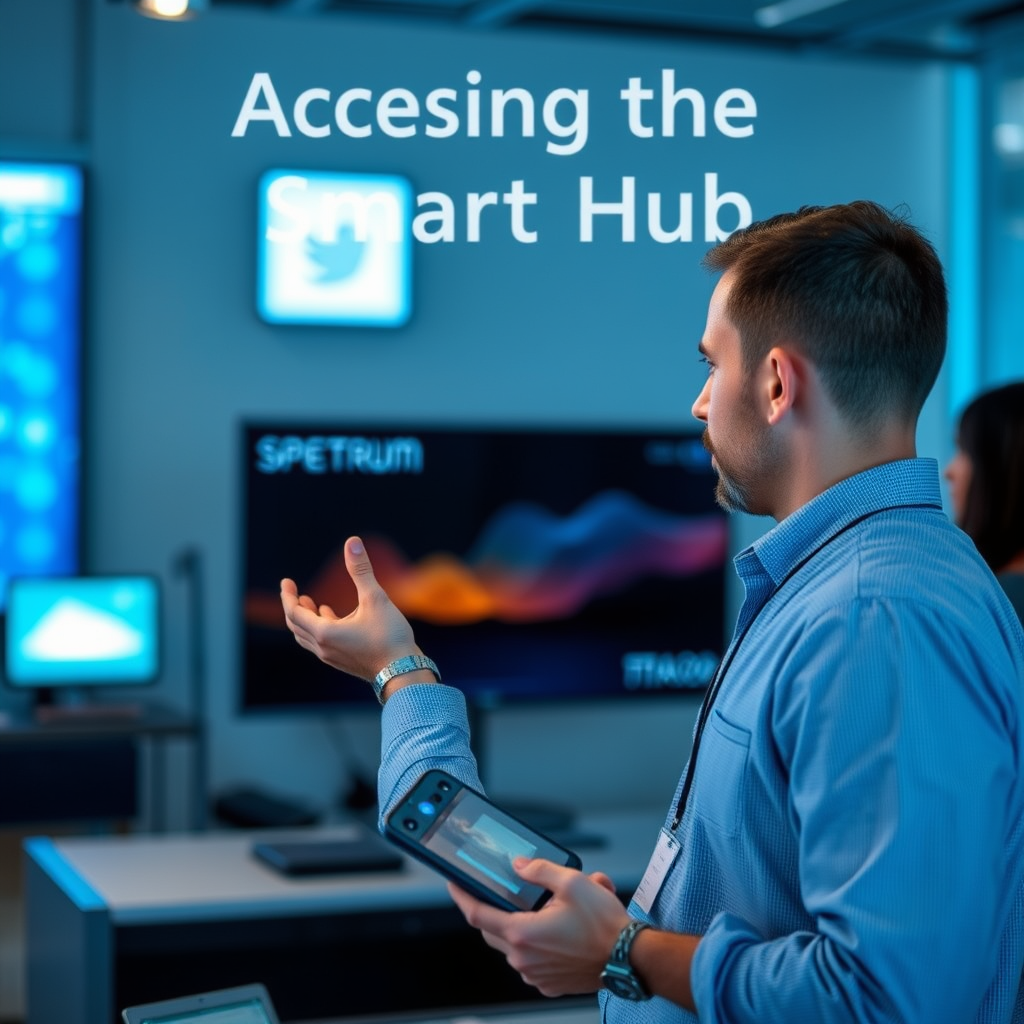 Accessing the Smart Hub - how to install spectrum app on samsung smart tv