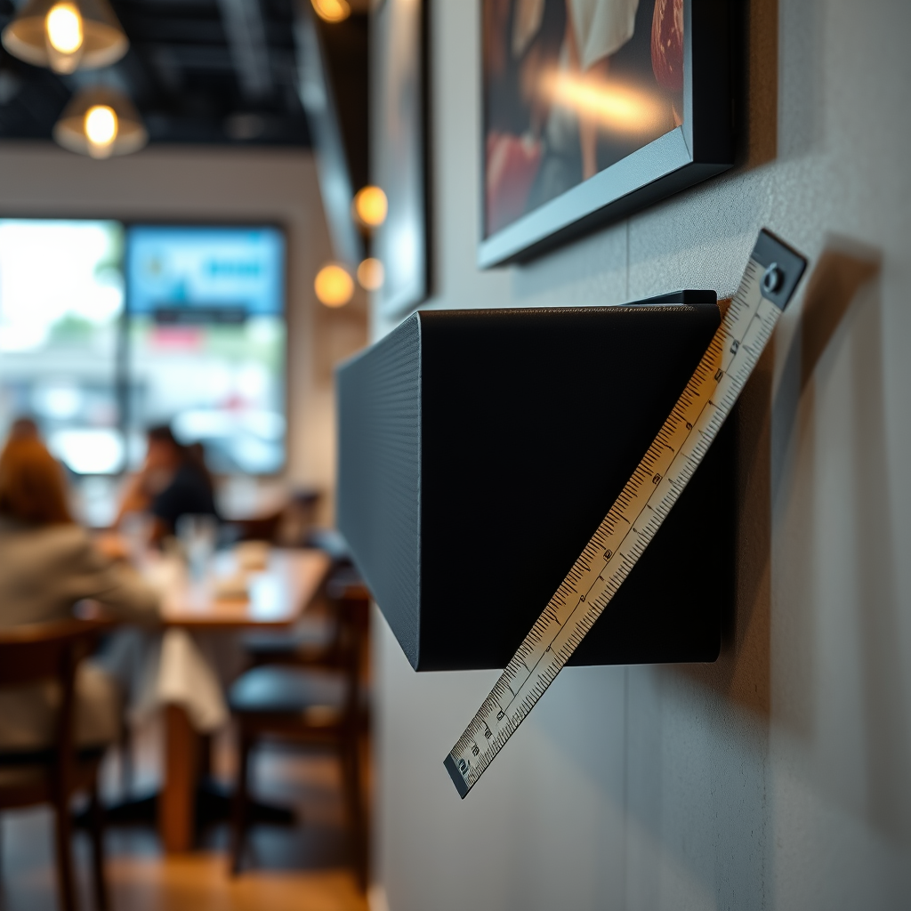 Measure and Mark Placement - how to mount a soundbar to tv