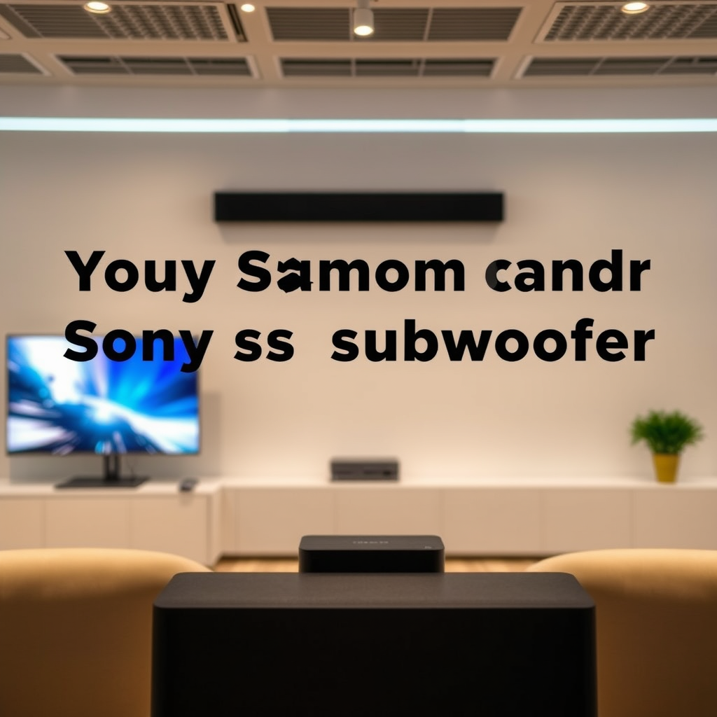Understanding Your Sony Soundbar and Subwoofer - how to pair sony soundbar with subwoofer
