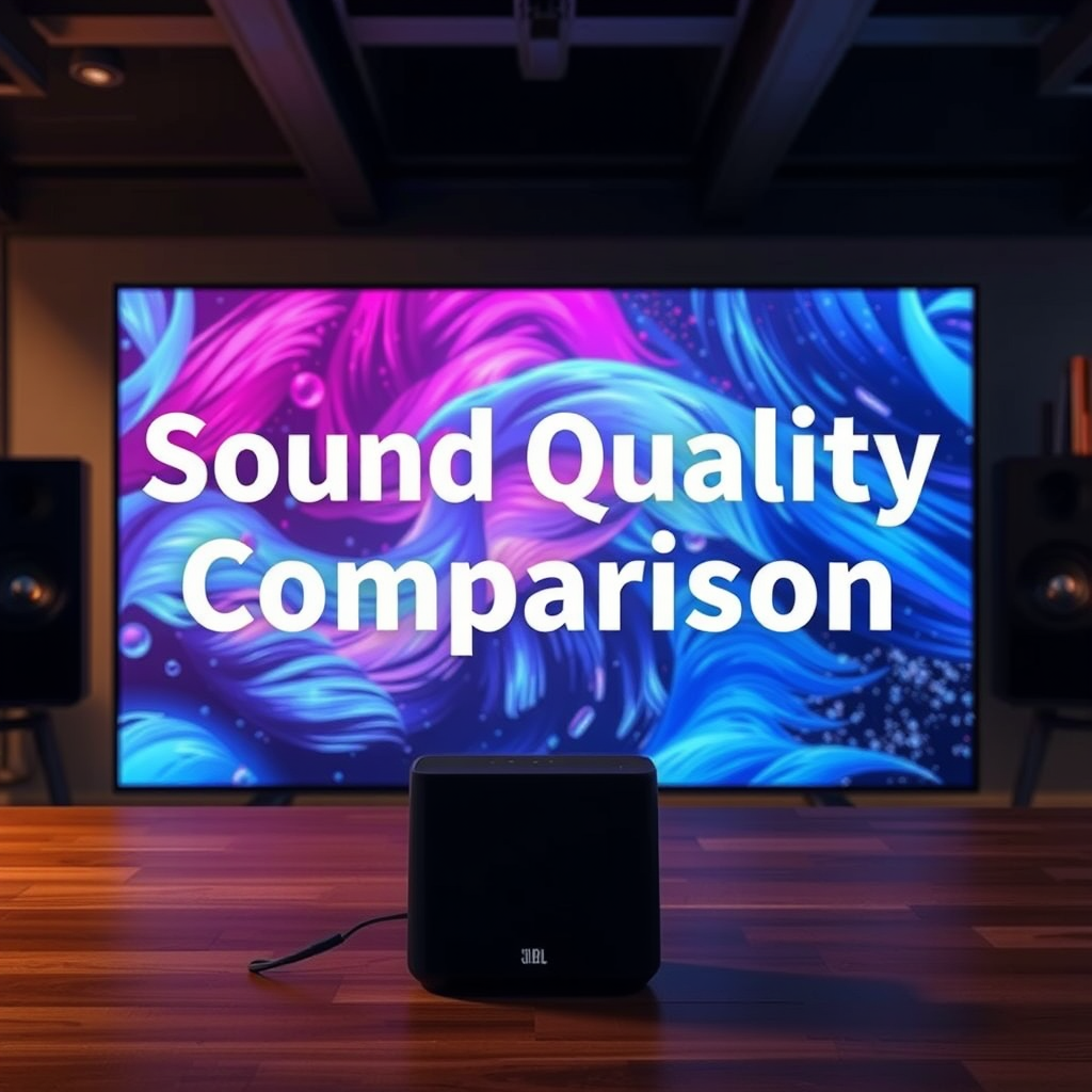 Sound Quality Comparison - jbl 5 vs 6
