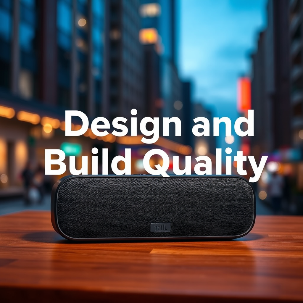 Design and Build Quality - raycon everyday speaker vs jbl go 3