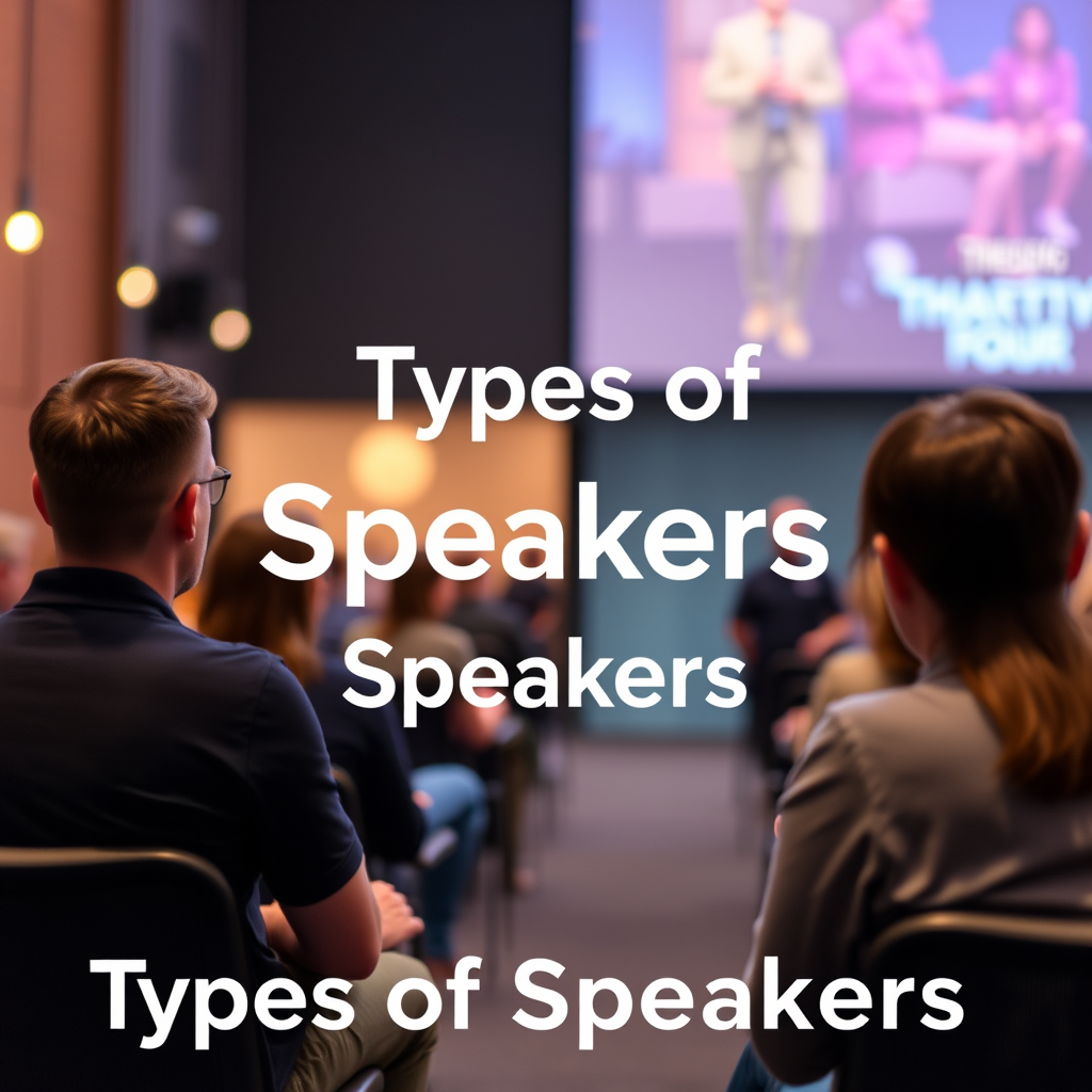 Types of Speakers - what are speakers