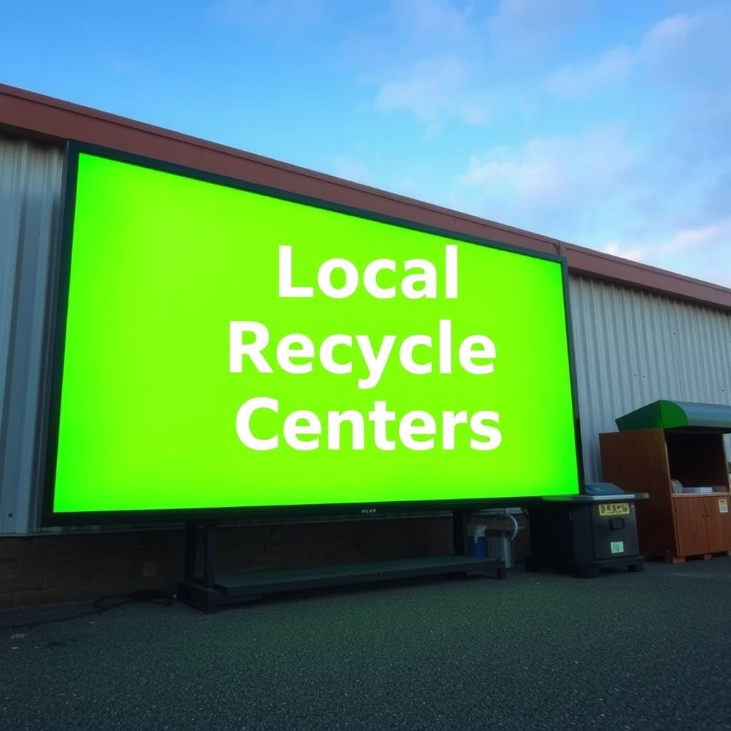 Local Recycling Centers - where can i recycle flat screen tv