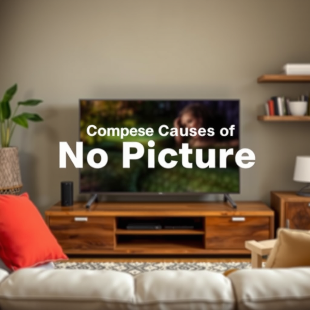 Common Causes of No Picture - why can i hear my tv but not see it