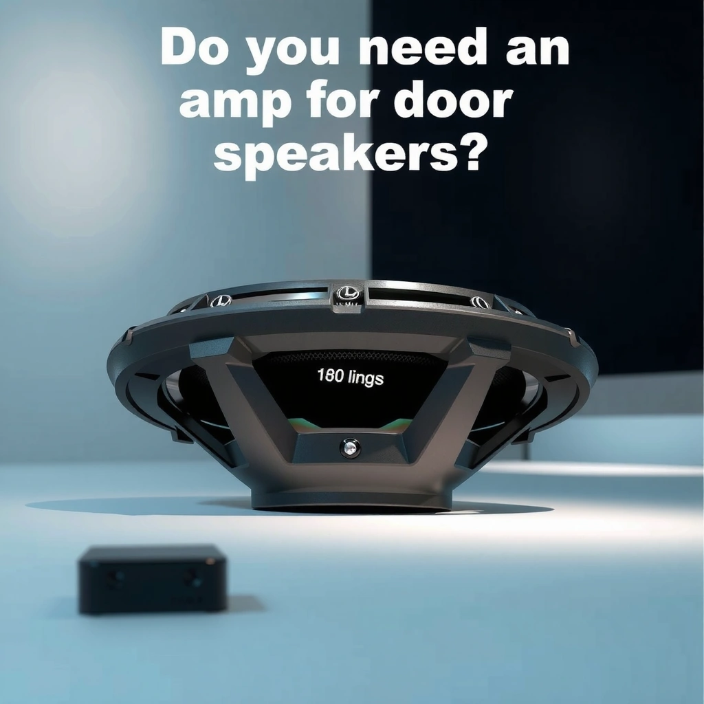 Amp - do you need an amp for door speakers