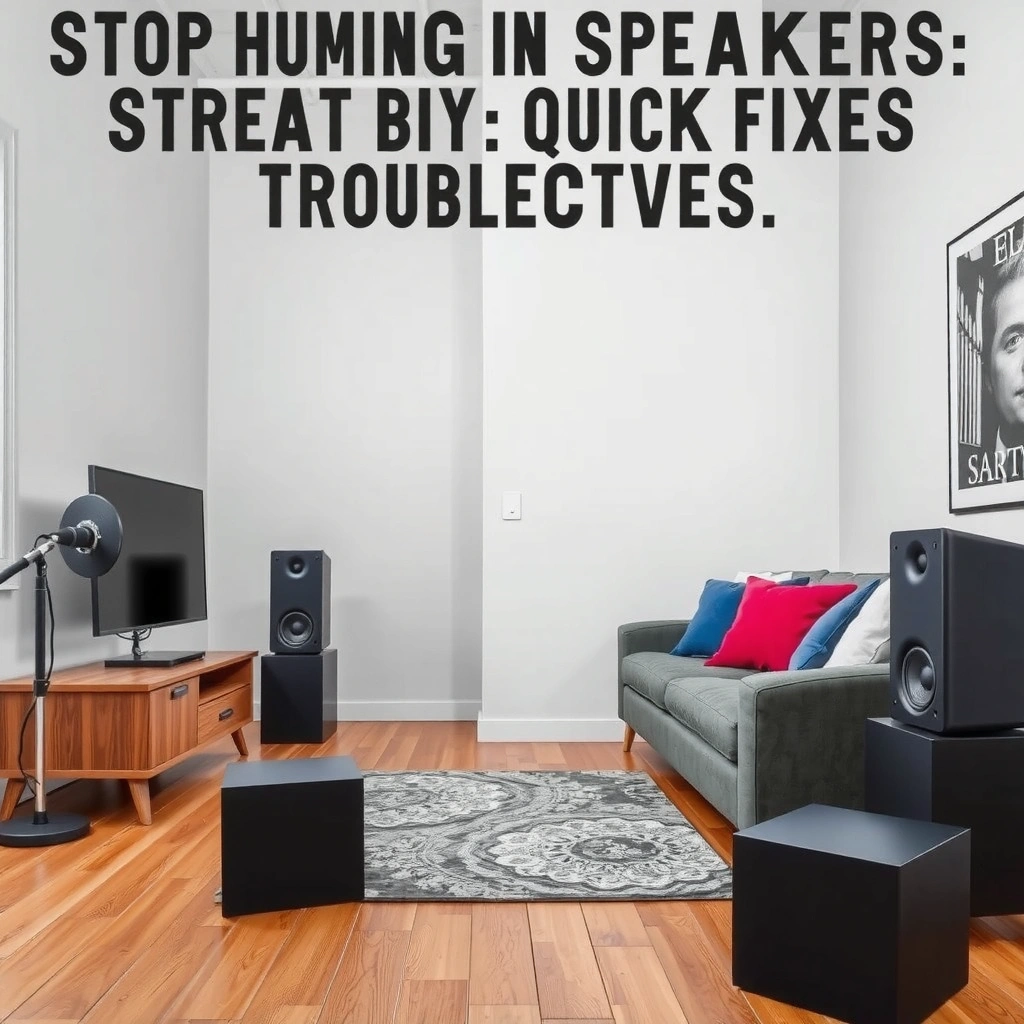 Audio Cables - how to stop humming in speakers