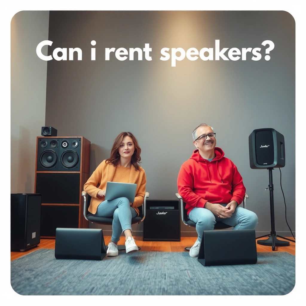 AV Rental Companies - where can i rent speakers
