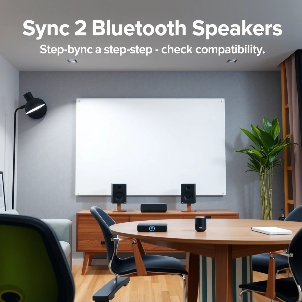 Compatibility and Pairing Mode - how to sync 2 bluetooth speakers