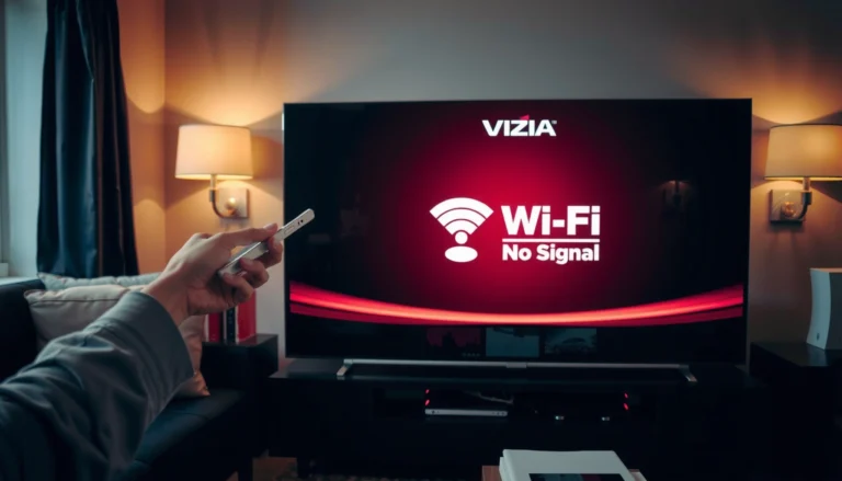 Can’t Connect Vizio TV to WiFi: Troubleshooting Fixes That Work
