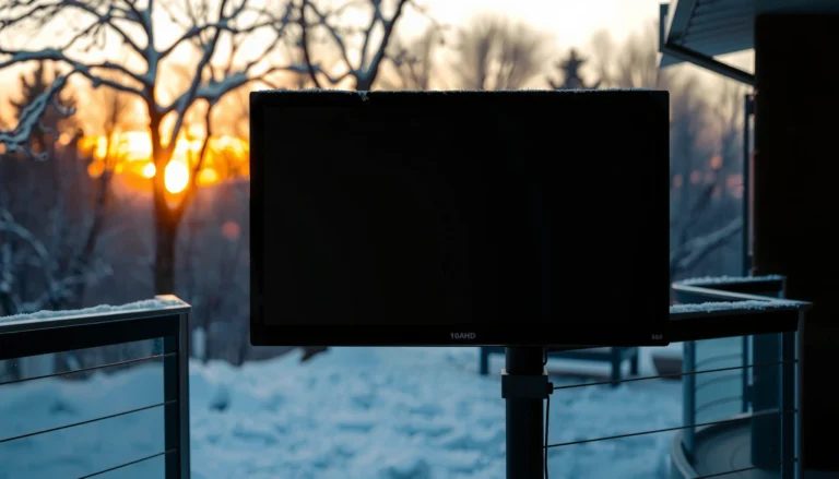 Can a TV Be Outside in the Cold? What You Need to Know