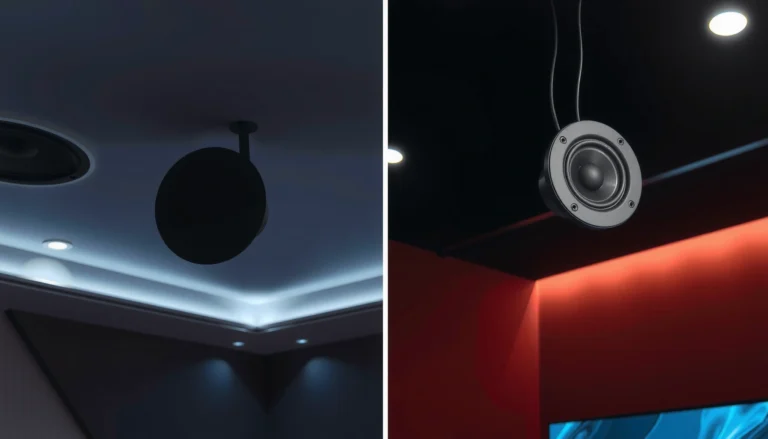 Ceiling vs Wall Surround Speakers: Which Sounds Better?